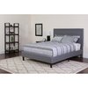 Flash Furniture Roxbury Full Platform Bed Set, Light Gray SL-BM-26-GG